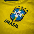 Camisa Brasil Amarela Masculina Jogador- Premium