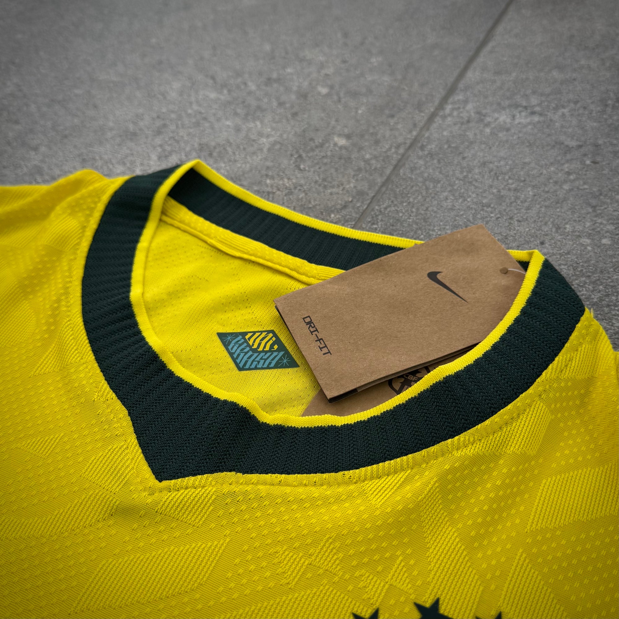Camisa Brasil Amarela Masculina Jogador- Premium