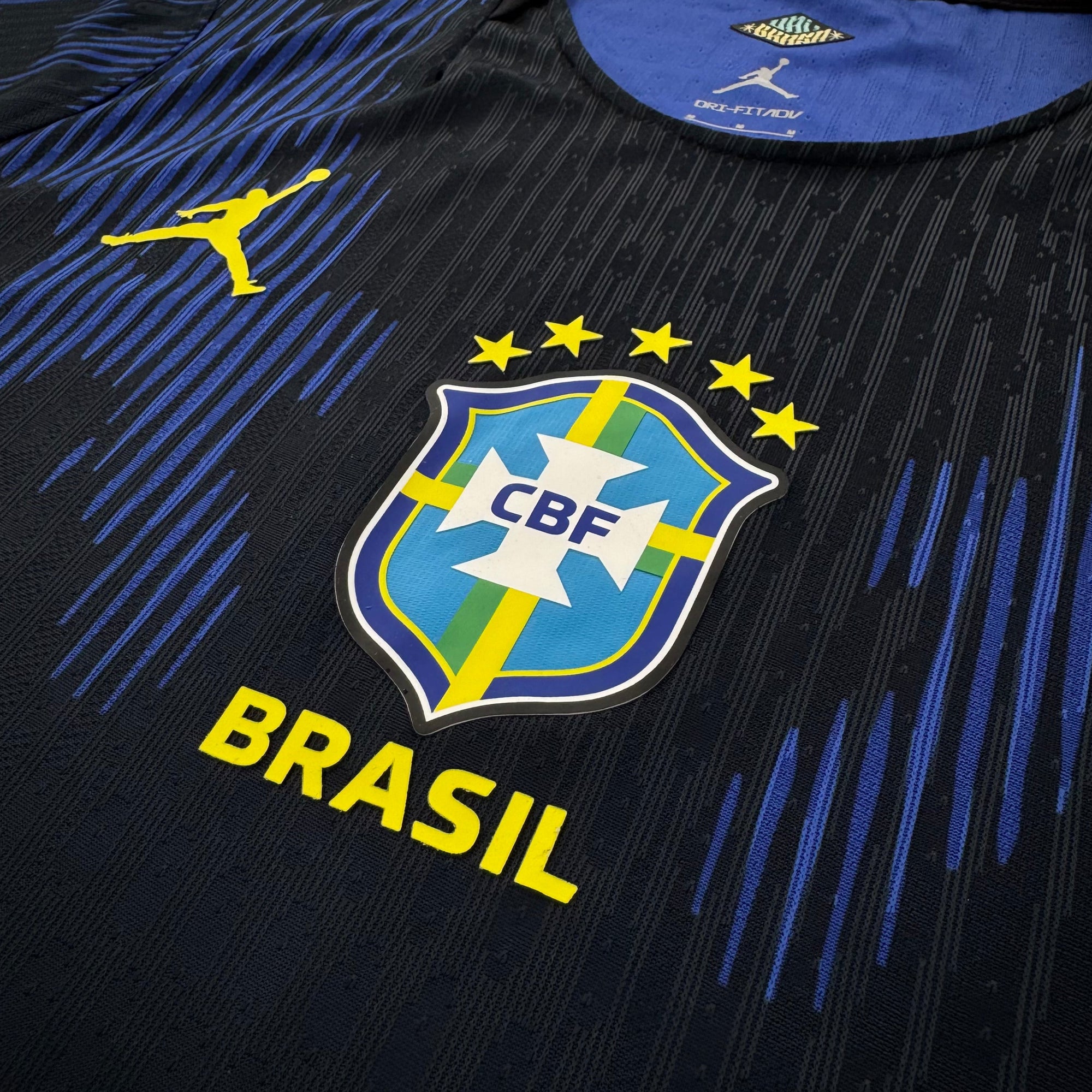 Camisa Brasil Azul Masculina Jogador- Premium