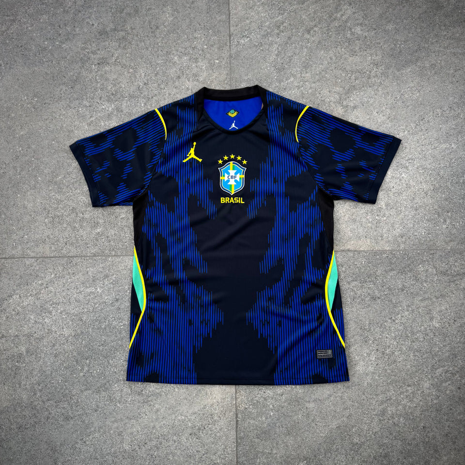 Camisa Brasil Azul Masculina Jogador- Premium