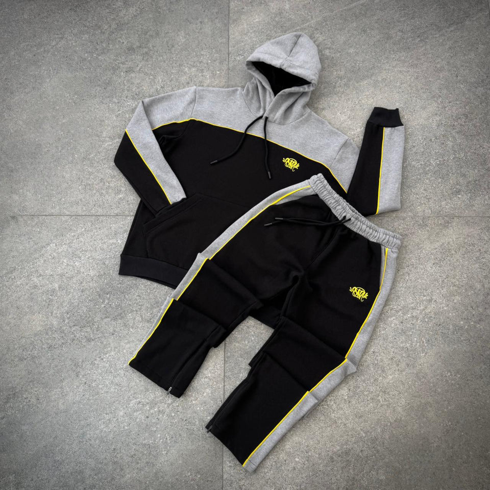 Conjunto Tech Fleece Nike - Preto e Cinza