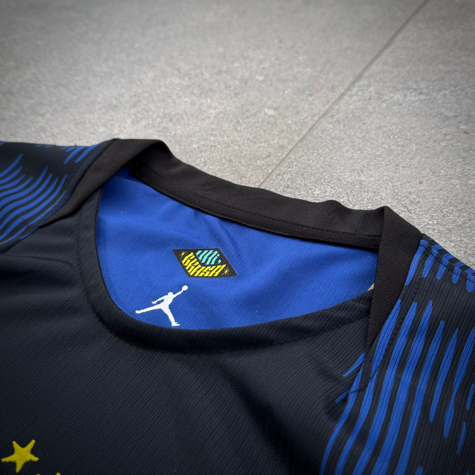 Camisa Brasil Azul Masculina Torcedor- Premium