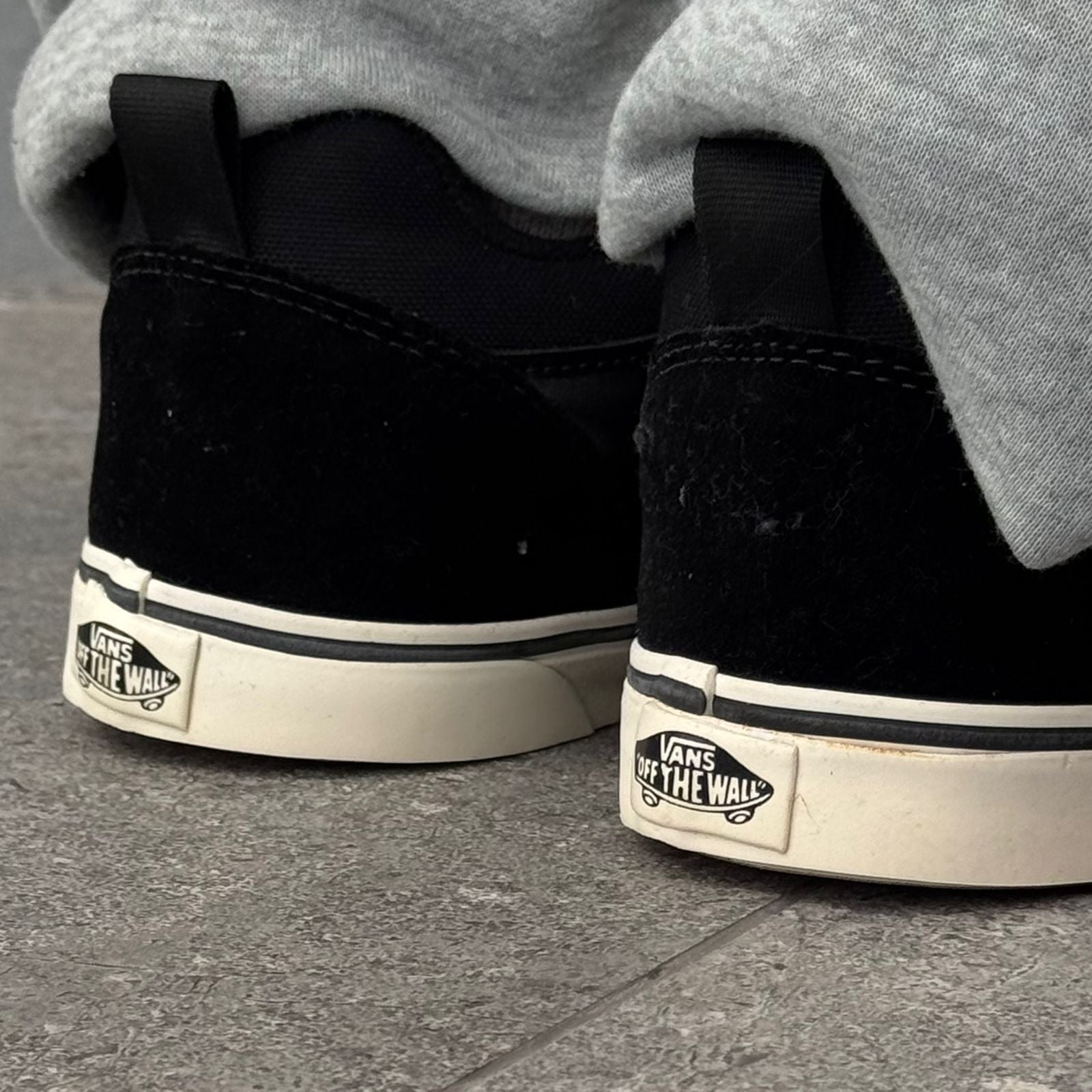 Vans Knu Preto e Bege - premium