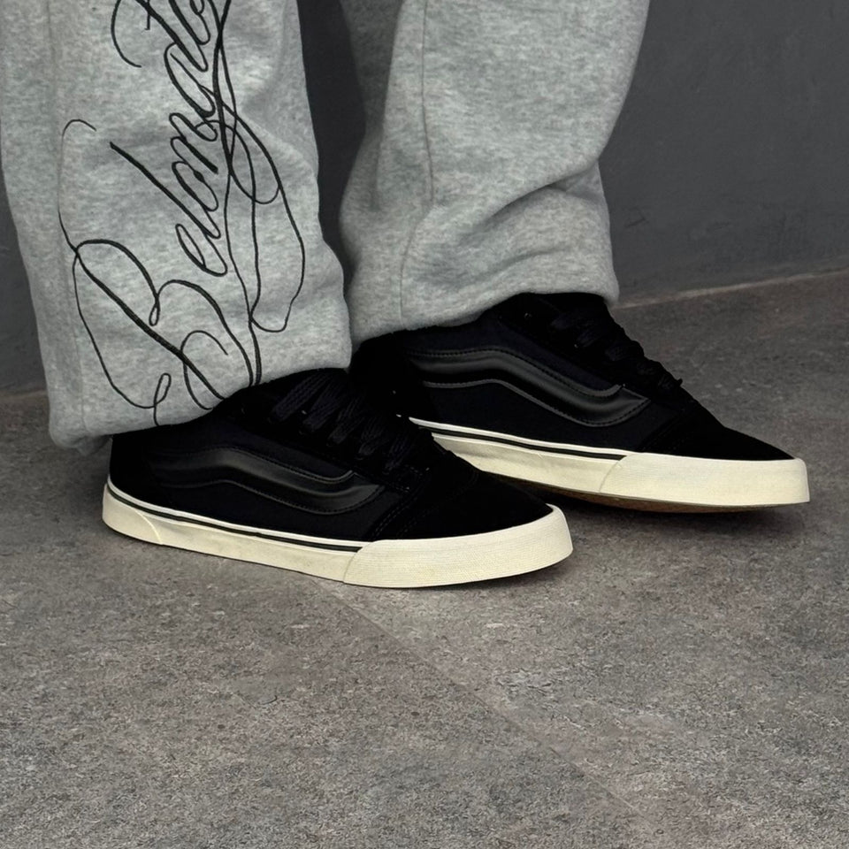 Vans Knu Preto e Bege - premium